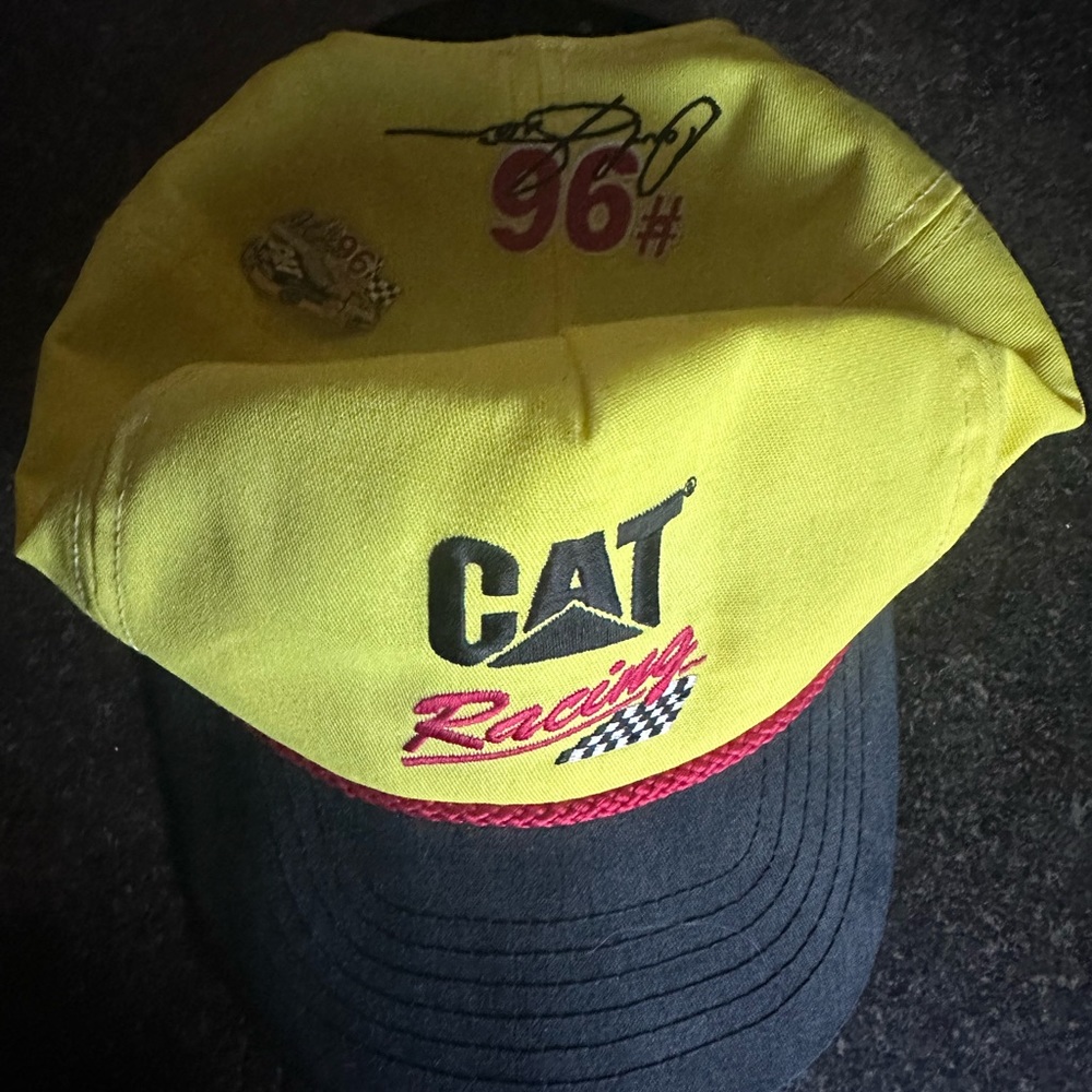 CAT racing #96 hat EUC NASCAR